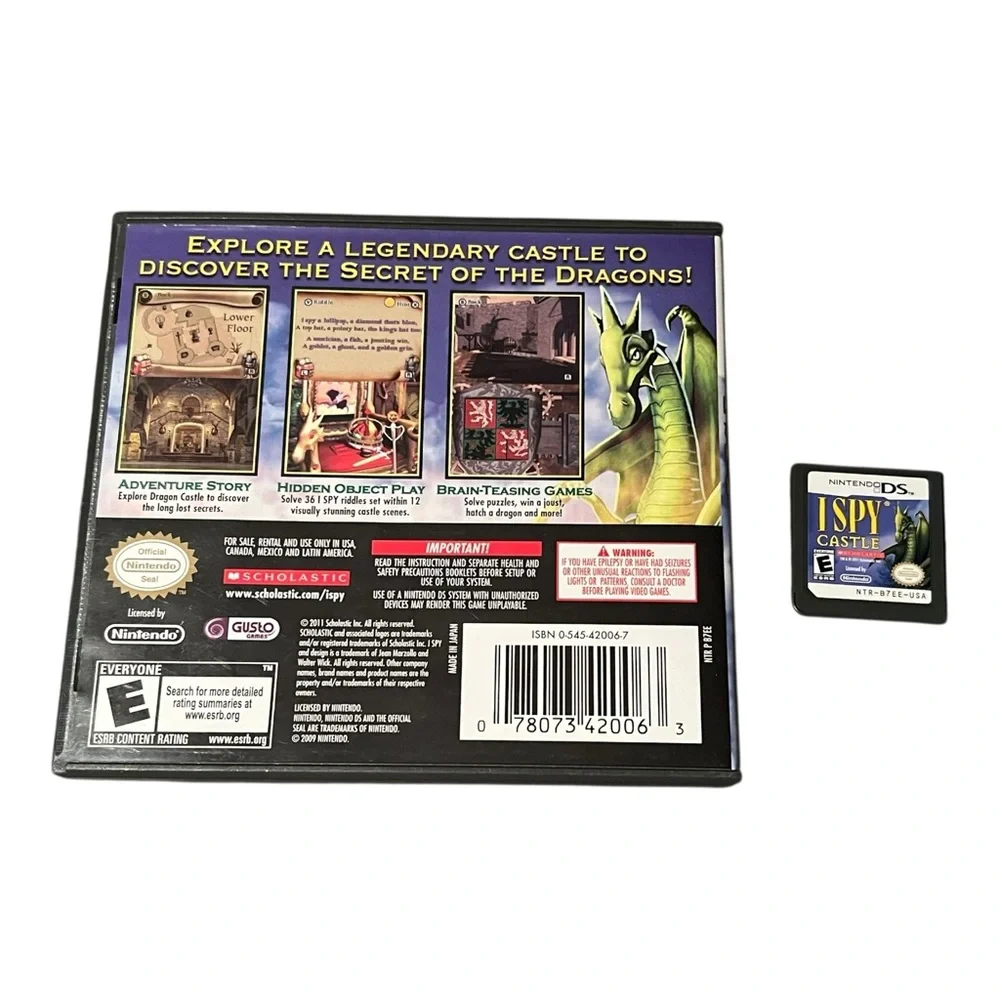 Nintendo DS I Spy Castle Game - Black and Blue